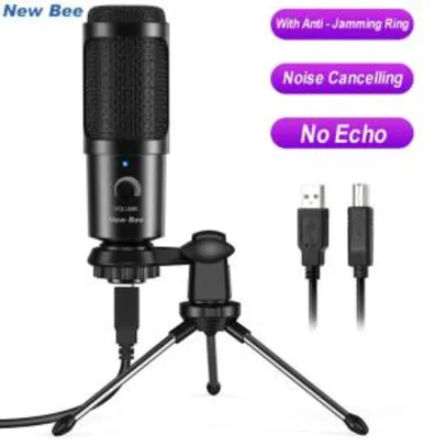 Microfone USB New Bee NB-Dm18 | R$ 114