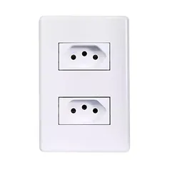 (mínimo 4) Conjunto 4x2 2 Tomadas 2p+t 10a 250v Separados Stella Steck 