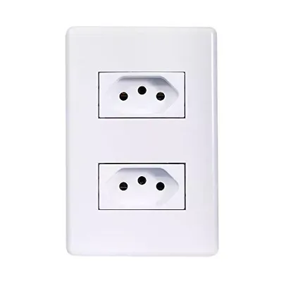 (mínimo 4) Conjunto 4x2 2 Tomadas 2p+t 10a 250v Separados Stella Steck 