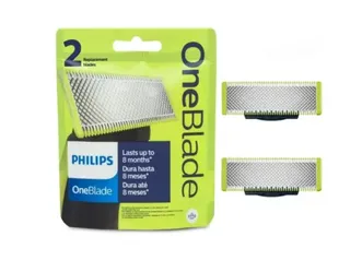 Refil Philips Oneblade Barbeador QP2510 QP2521 Com 2 Lâminas