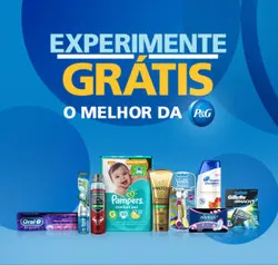 Experimente GRÁTIS o melhor da P&G - Consulte as cidades e lojas participantes