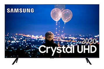 Smart TV 55" 4K Samsung, Crystal UHD, Borda Infinita.