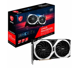 Placa de Vídeo MSI AMD Radeon RX 6750 XT Mech 2X OC, 12GB, GDDR6, FSR, Ray Tracing, RX 6750 XT MECH 2X 12G OC