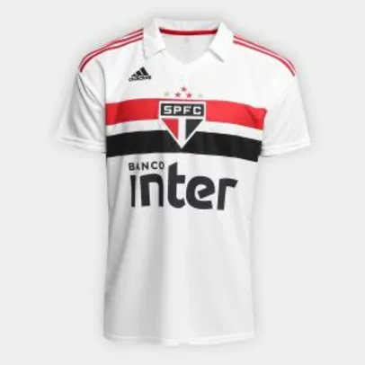 [N Card] Camisa São Paulo I e II 2018 s/n° Torcedor Adidas Masculina  por R$ 144