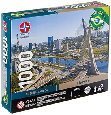 [PRIME] Quebra-cabeça, São Paulo, 1000 peças, Estrela 