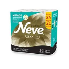 [PRIME] Neve Supreme Papel Higiênico, 24 Rolos - R$ 22