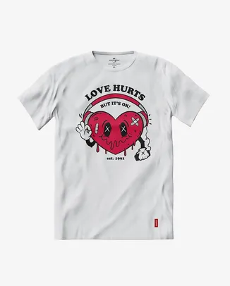 [TAMANHO M] Camiseta Vários Artistas - Love Hurts