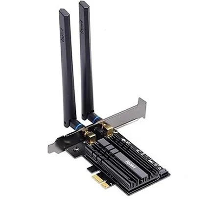 [Compra Internacional] Placa Wireless WiFi 6 AX 5ghz Bluetooth 5.0 Intel AX200 FV-AX3000 PCI-e X1 Preto