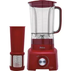 Liquidificador Philco PH900 2L 12 Velocidades Vermelho - 900W - R$ 95