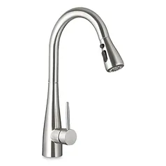 Torneira de Cozinha Gourmet Ducha Extensível Metal Escovado, MM House