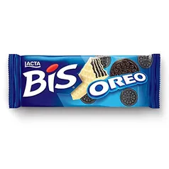 Wafer Oreo Cobertura Chocolate Branco Lacta Bis Pacote 100,8G