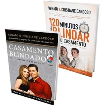 [Americanas] Kit Livros - Casamento Blindado + 120 Minutos Para Blindar Seu Casamento por R$ 17