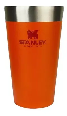 Copo Térmico Stanley Cerveja Sem Tampa 473ml Laranja