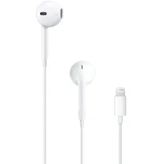 Fone de Ouvido EarPods com Conector Lightning Apple, Branco - MMTN2BZ/A