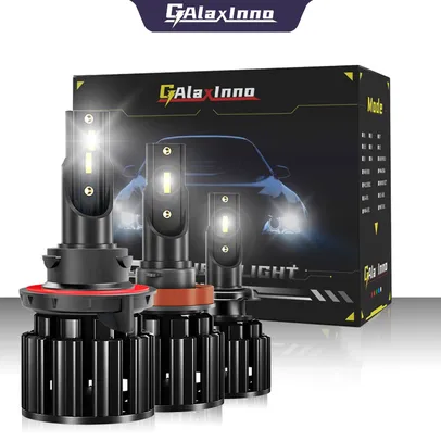Galaxinno H7 Luz Led Lights H11 12V H1 Car Headlamp H8 65W H4 6000K White 9005 Auto Fog Lampada