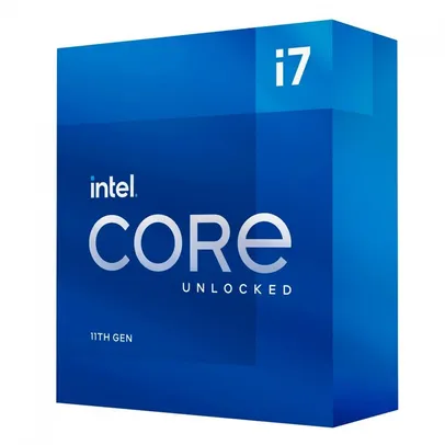 Processador Intel Core i7 11700K 3.6GHz (5.0GHz Turbo), 11ª Geração, 8-Cores 16-Threads, LGA 1200, BX8070811700K