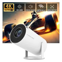 [Taxa Inclusa] - Projetor HY300 Magcubic, 1GB/8GB, 4K, Android 11, WIFI 6, BT5.0, 1080P, 1280x720P