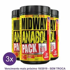 Kit 3x Anabol Pack Pré Treino completo - Midway USA R$50