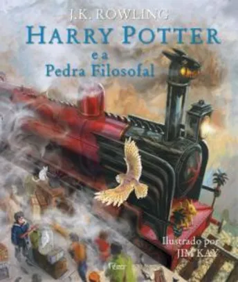 Harry Potter e a Pedra Filosofal: Ed. Ilustrada - R$46,30
