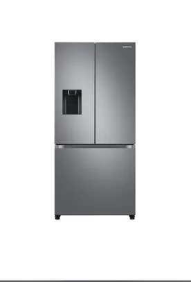 Geladeira Samsung RF49A Inverter Frost Free 3 Portas com Dispenser de Água 470L Inox Look