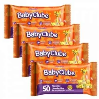[Panvel]  Leve 4 pague 3 - Kit Toalhas Umedecidas Panvel Baby Clube 50 unidades - por R$21