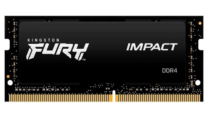 Memória Kingston Fury Impact, 8GB, 2666MHz, DDR4, CL15, Para Notebook - KF426S15IB/8