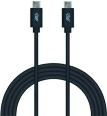 Cabo USB-C P/ USB-C 1,2m | 3A | PVC Flexível | Preto ou Branco [10% primeira compra] - R$9