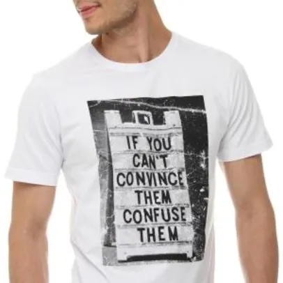Camiseta Estampada F+ Confuse R$20