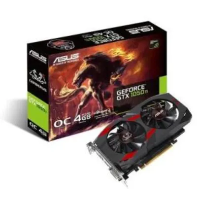 [Prime Ninja] Placa de Vídeo Asus NVIDIA GeForce GTX 1050 Ti OC Cerberus 4GB, GDDR5 | R$880