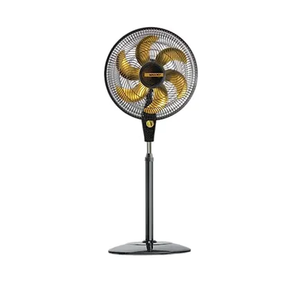 Ventilador de Coluna, Delfos TS+, Preto/Dourado, 220v, Mallory