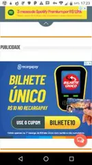 R$10 Off no bilhete único no RecargaPay