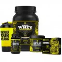 Combo Kimera + Whey Protein BCAA Creatina Coqueteleira