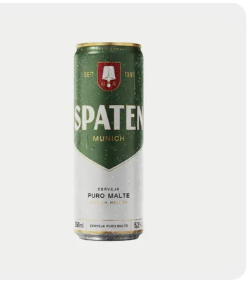 Cerveja munich helles puro malte spaten lata 350ML