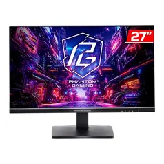 MONITOR GAMER ASROCK  27 POL, IPS, QHD, 1MS, 180HZ, FREESYNC - PG27QFT1B