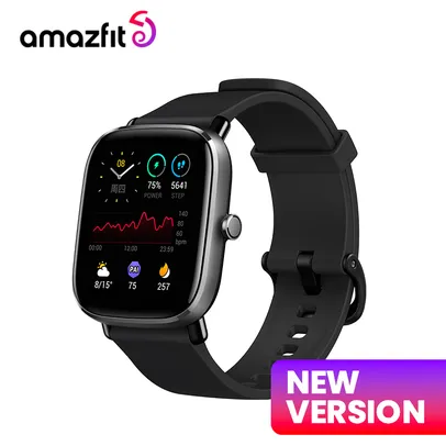 (Taxa Inclusa) Amazfit gts 2 mini smartwatch 68 + modos esportivos de monitor 