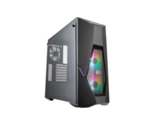 Gabinete Gamer Cooler Master MasterBox K500 ARGB com FAN Lateral em Vidro | R$500