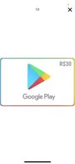 R$15 Gift card de R$30,00 na Google Play + R$100,00 de bonus no Clash of Clans