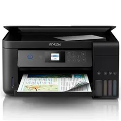 Multifuncional Tanque de Tinta Epson EcoTank L4160 Wireless - Impressora, Copiadora, Scanner | R$1399