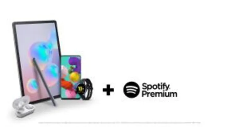 [Novas Contas] 3 meses de Spotify Premium Grátis (Samsung Members)
