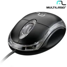 Mouse optico USB CLASSIC BOX preto MO179 - Multilaser - R$6