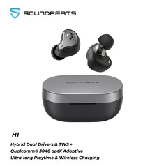 Fone de ouvido Soundpeats H1 TWS Bluetooth 5.2 | R$ 275