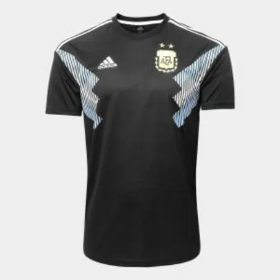 Camiseta seleção argentina Preta Adidas