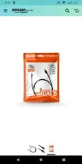 (PRIME) Cabo de Rede Pluscable Cat.6 10M Preto Patch Cord 10m Preto R$24