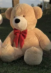 Urso Gigante Pelúcia Grande Teddy 1,10m | R$140