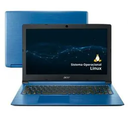 Notebook Acer Aspire 3 A315-53-C2SS Intel Core I5 - 8GB 512GB SSD 15,6” Linux