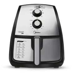 Fritadeira Air fryer 4L cor Inox Midea