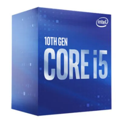 Processador Intel Core I5-10400 LGA1200 4.30 GHZ Com Cooler | R$ 1.109