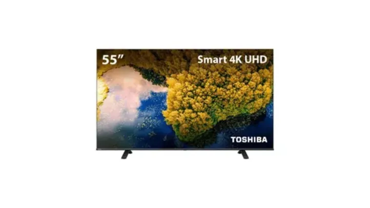 (AME R$1784,36) Smart TV DLED 55'' 4K Toshiba 55C350LS VIDAA 3 HDMI 2 USB Wi-Fi - TB011M