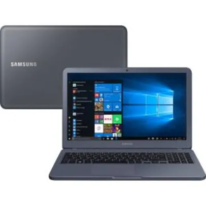 [CC Sub] Notebook Samsung Expert X20 8ª Intel Core I5 4GB 1TB LED Full HD 15,6" Windows 10 - Cinza