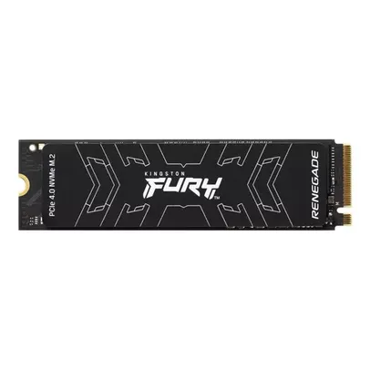 SSD 1 TB Kingston Fury Renegade, M.2 PCIe 4.0 NVMe, Leitura: 7300MB/s e Gravação: 6000MB/s, Preto